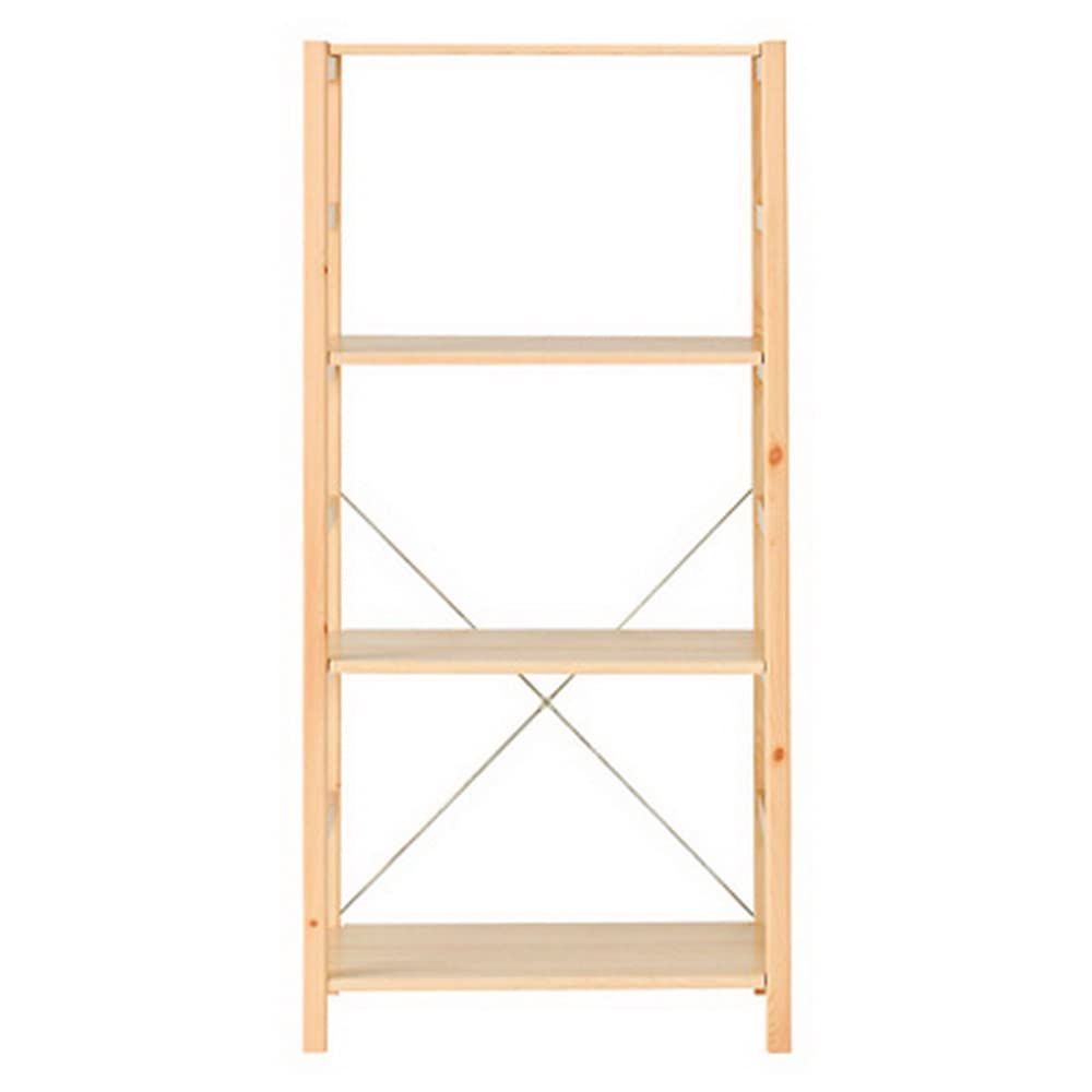 【人気商品】パイン材ユニットシェルフ 無印良品 中 幅58×奥行39.5×高さ120cm 61182261