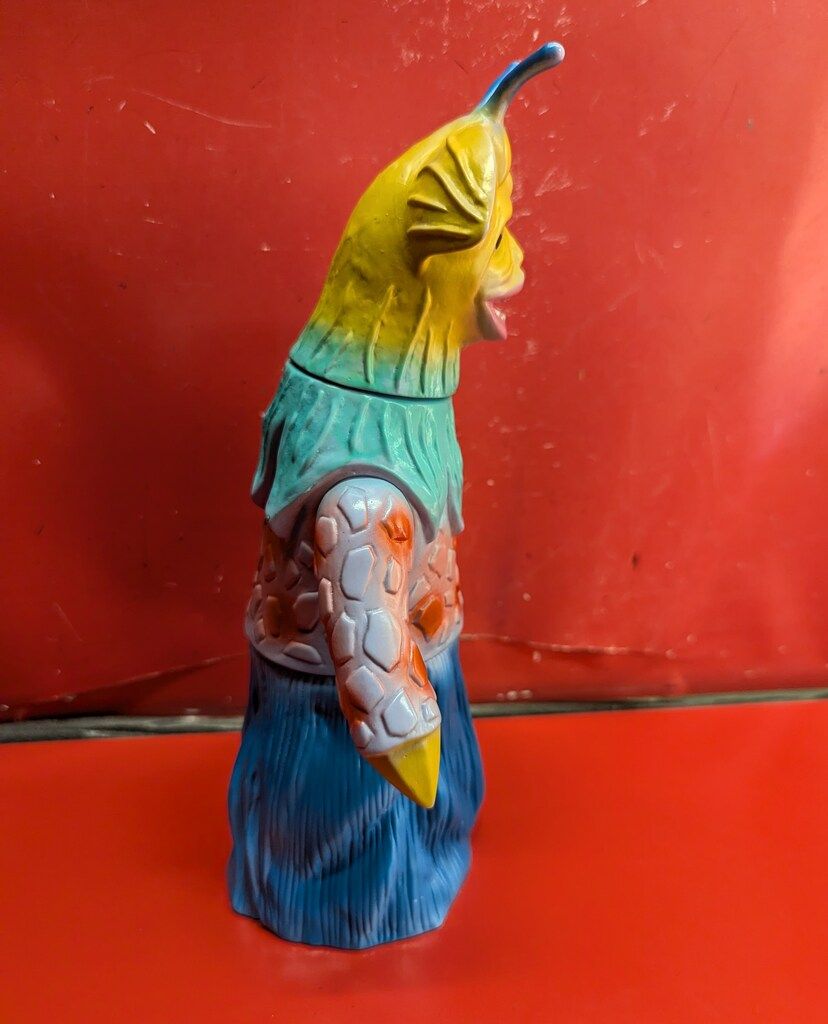 マーミット 世紀の大怪獣シリーズ ヤメタランス 藤色成型 黄 水色 赤 黄緑スプレー 世紀の大怪獣