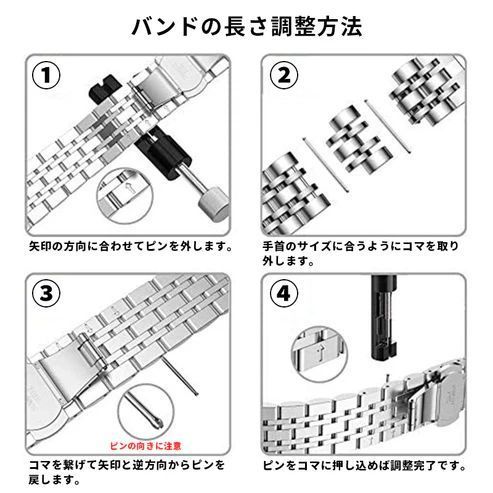 ステンレスアーマーケース一体型バンド