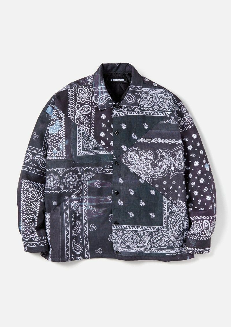 ネイバーフッドBANDANA CHOPPED-1 / E-SHIRT . LS シャツ 212AQNH