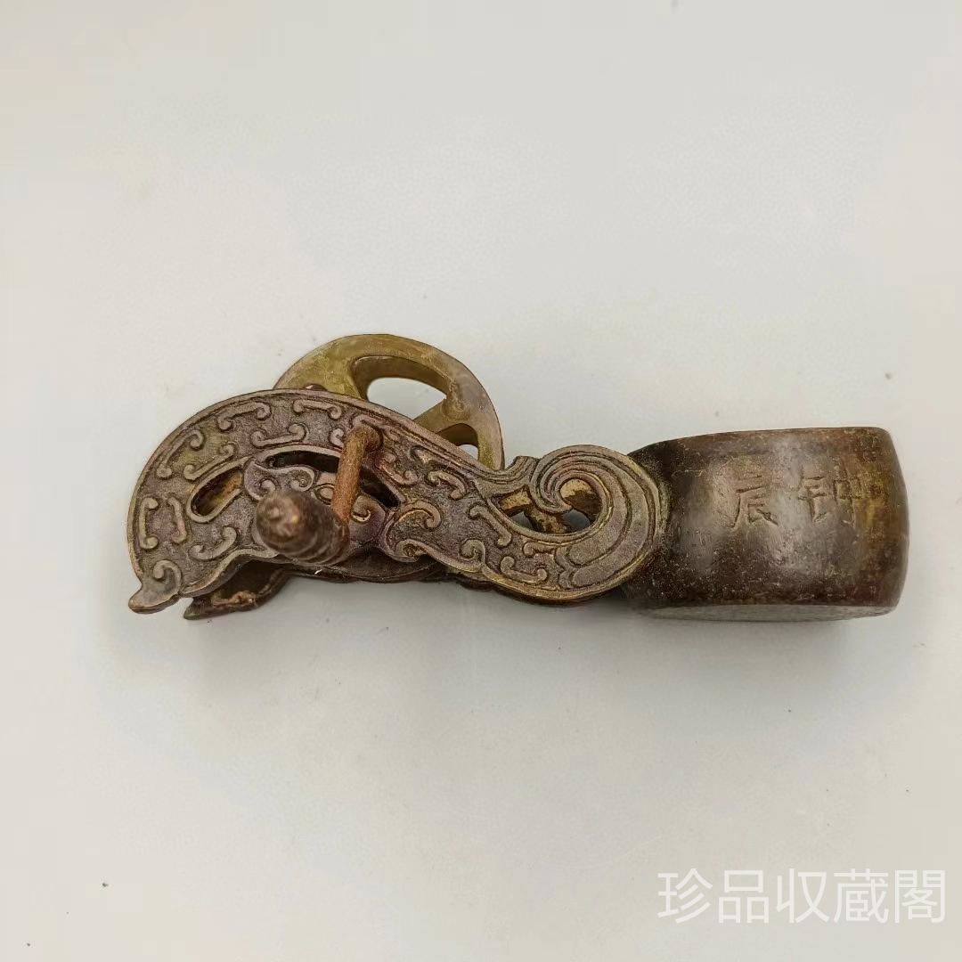 龍型墨壺 古玩銅器コレクション、銅製装飾品、晨鐘暮鼓、細かい