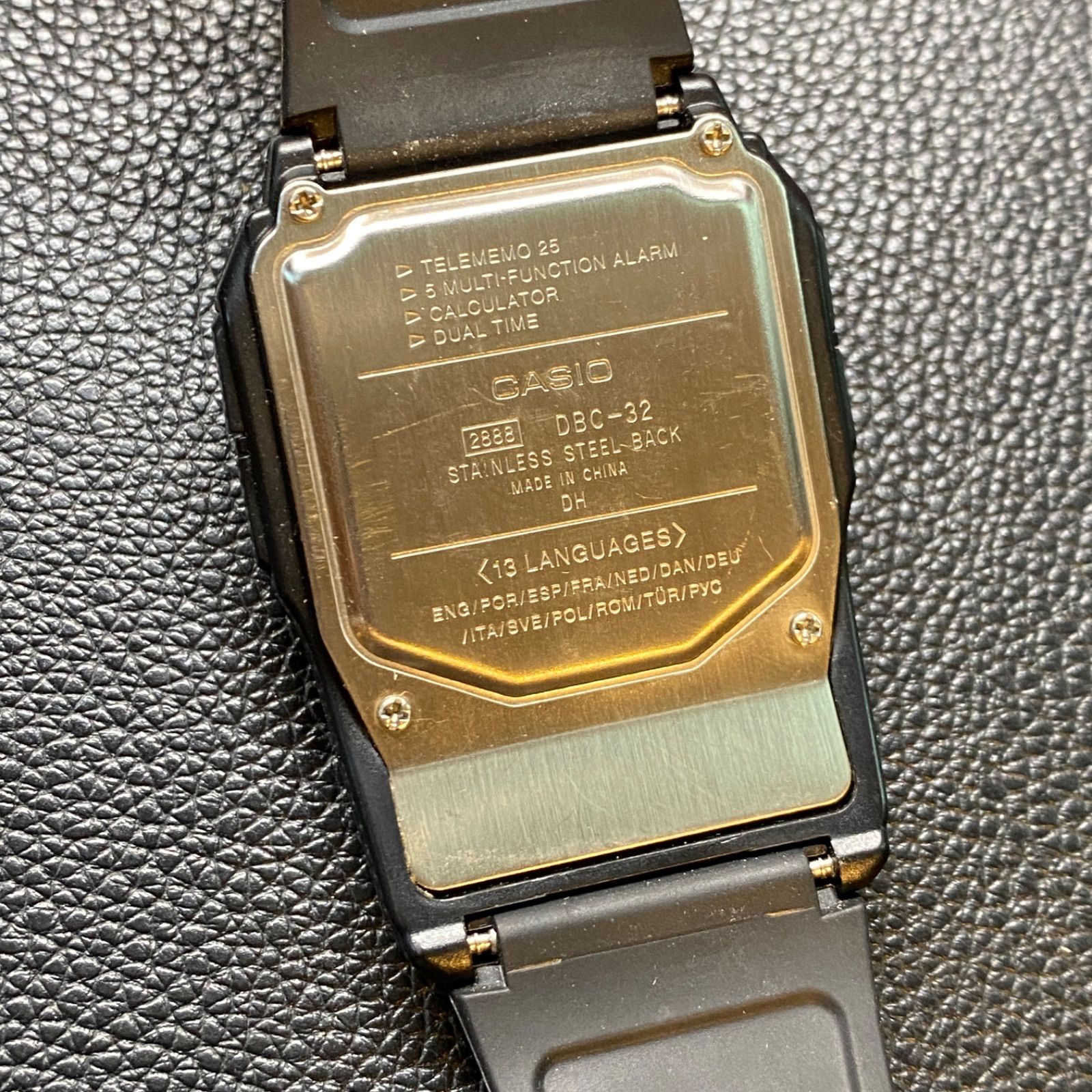 カシオ CASIO DBC-32 データバンク デジタル DATA BANK 計算機 メンズ 