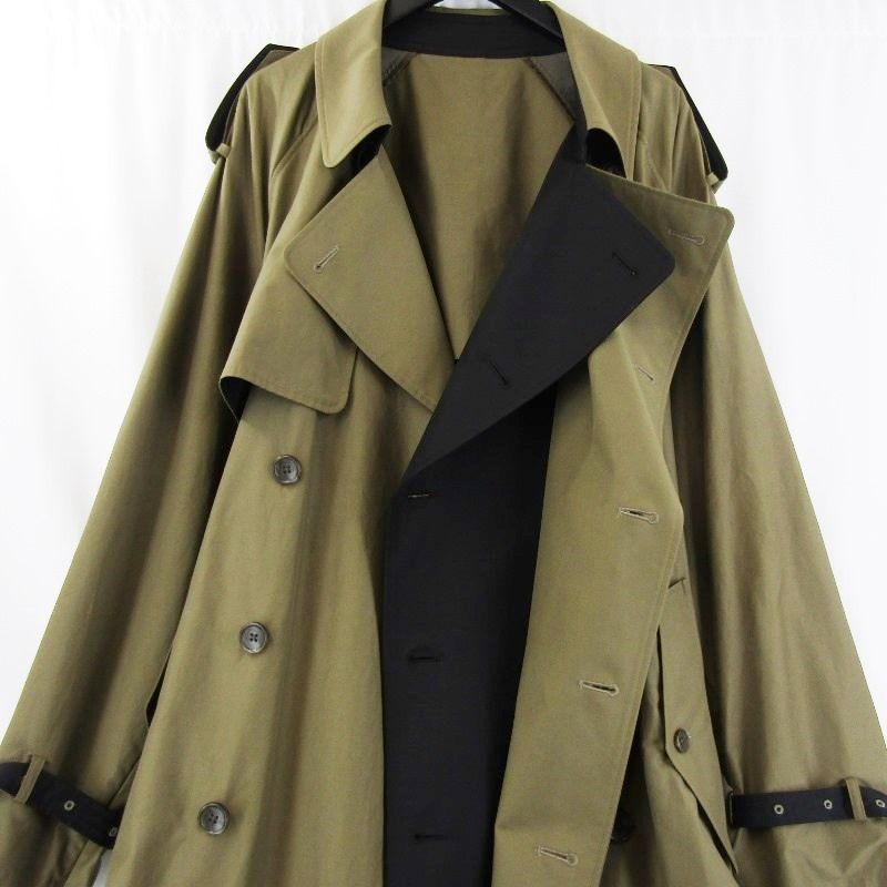 stein 23ss Contrast Trench Coat