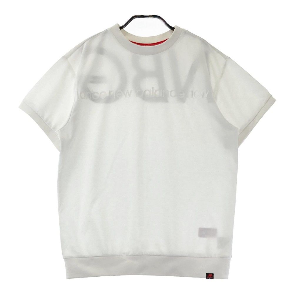 サイズ：1 NEW BALANCE GOLF ニューバランス  ハイネック 半袖Tシャツ  ホワイト系 [240101489881] ゴルフウェア レディース ストスト サイズ：1 NEW BALANCE GOLF ニューバランス ハイネック 半袖T