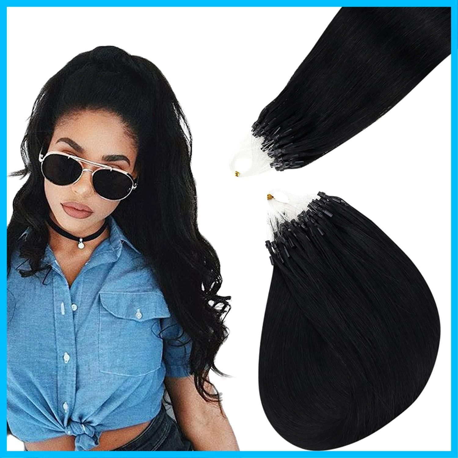 在庫セール】人毛 ring XUANHEFA loop hair チップエクステ