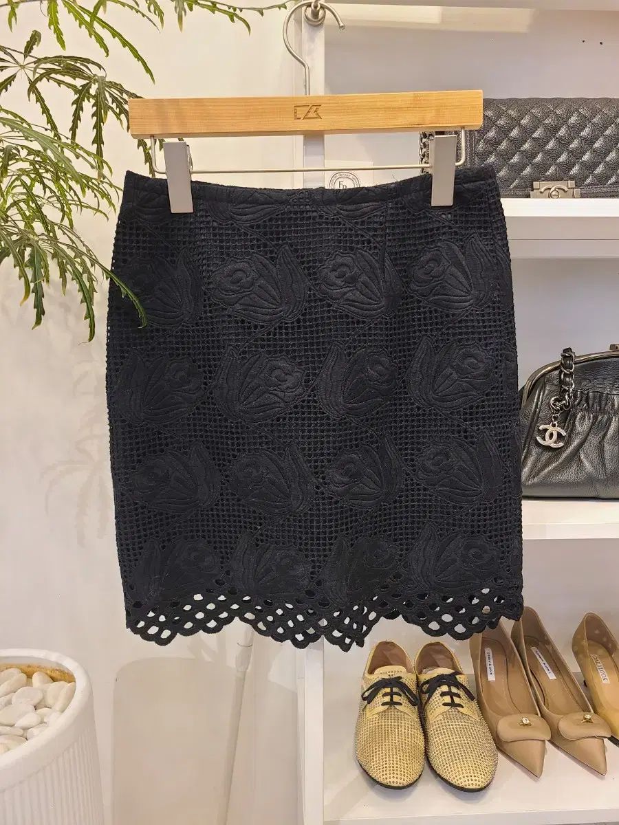LANVIN LANVIN ランバン レース ミニスカート