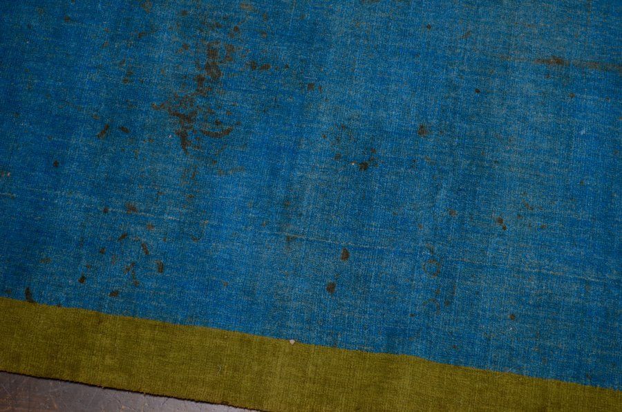 蔵A3356b 古い緞通 段通 敷物 絨毯 木綿 堺赤穂鍋島 MARWIL-DEMENAGEMENTS_CH