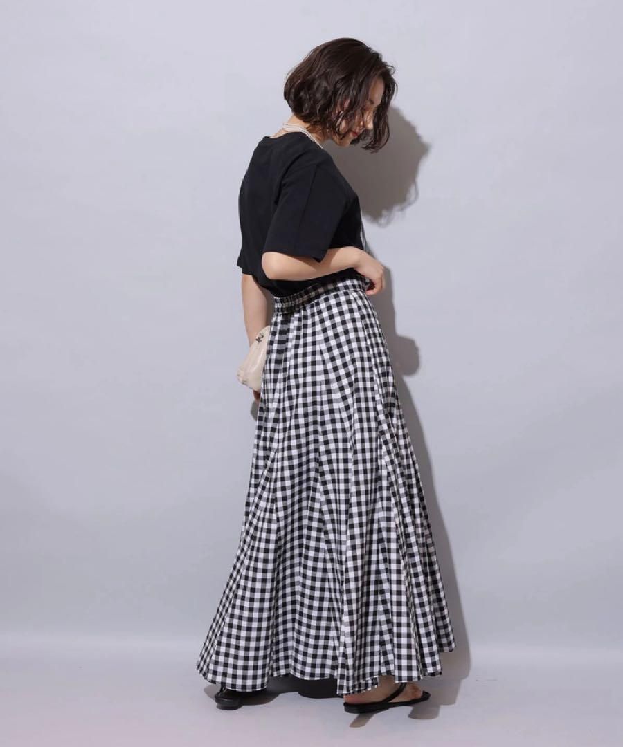 Arpege story アルページュストーリー　チェックタフタスカート チェックスカートアルページュストーリー 店舗限定》チェックタフタ
