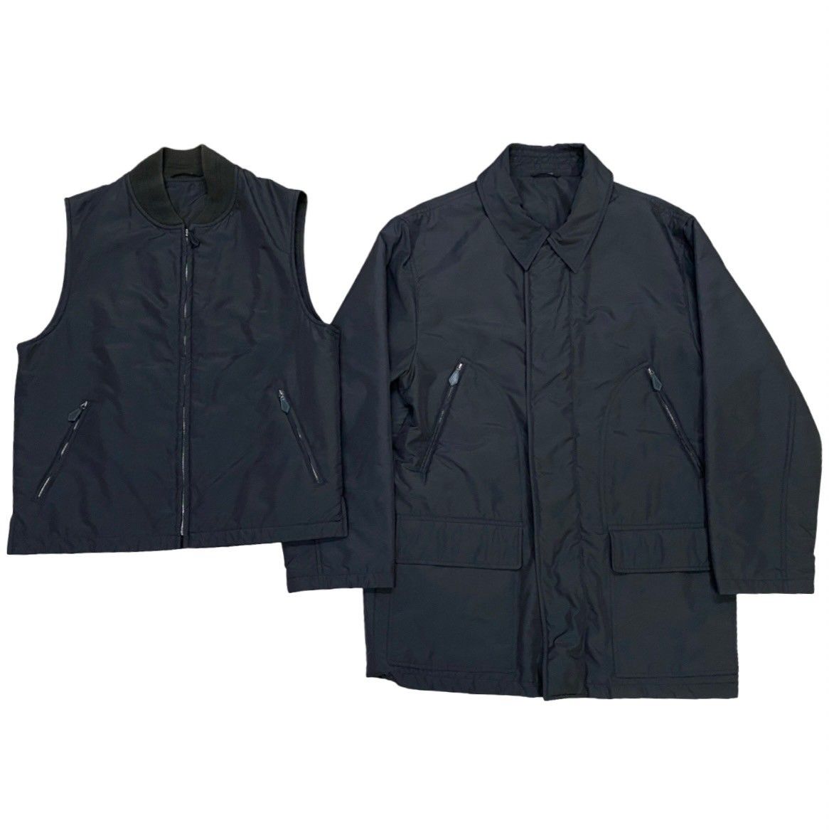 極 美品 HERMES エルメス 2way ブルゾン ナイロン ポリエステル