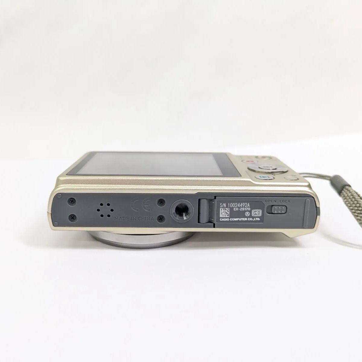 美品！ CASIO/カシオ EXILIM EX-ZS170 ゴールド デジタルカメラ 