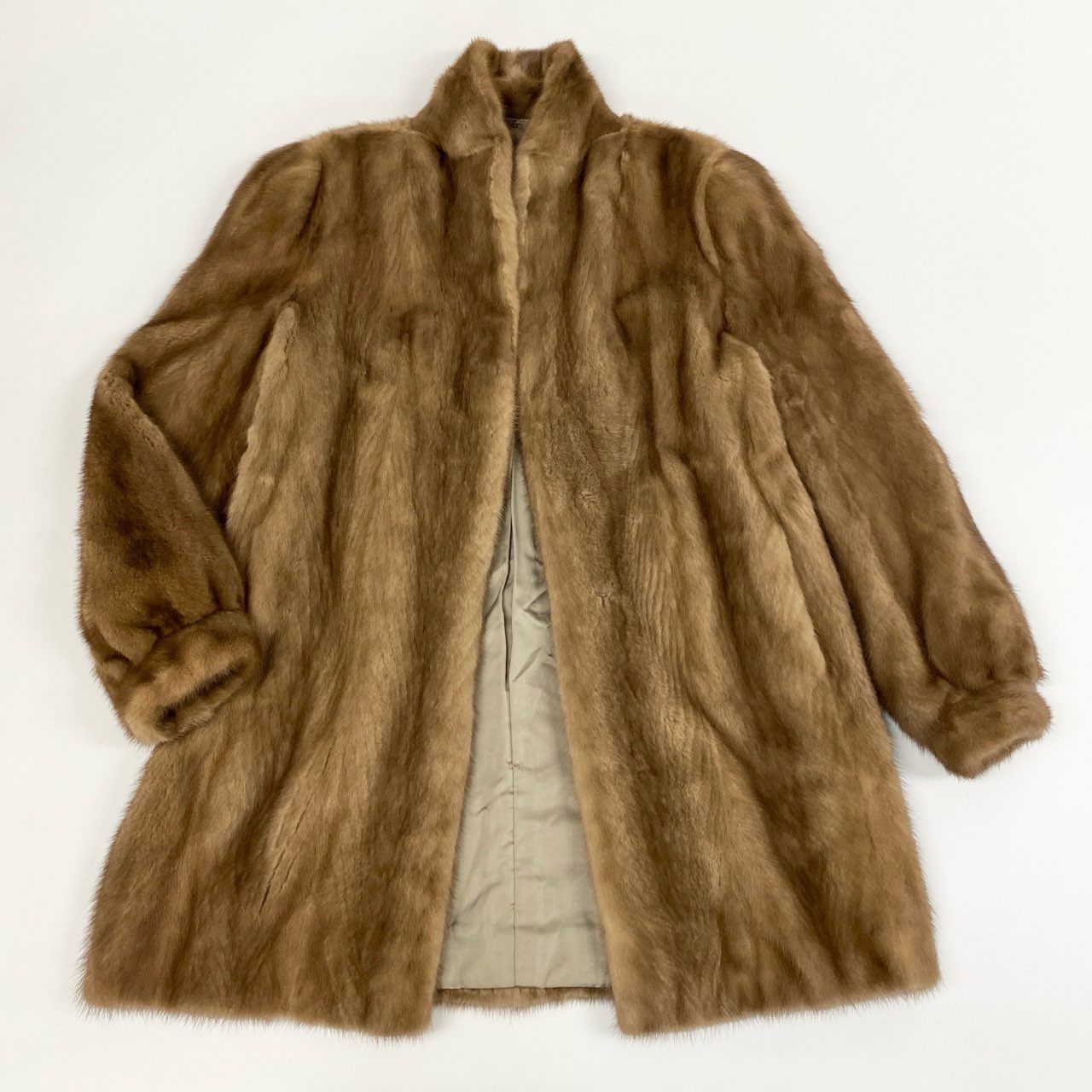 CRESCÉ ブラウン毛皮　ミンクコート　サイズ13 CRESCÉ ブラウン毛皮 ミンクコート サイズ13