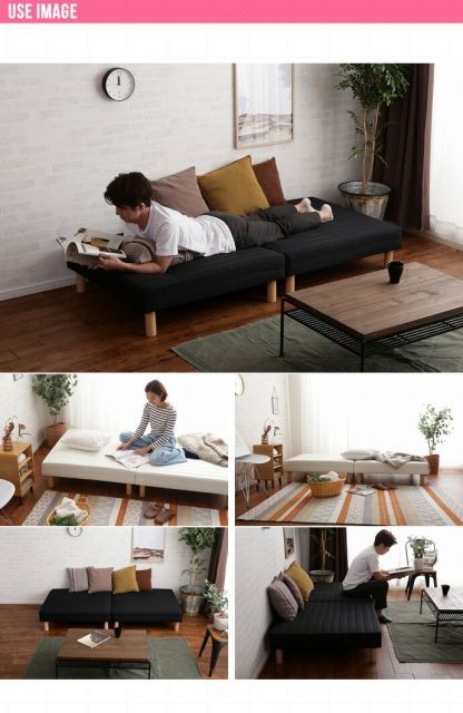 BED 脚付きマットレスベッド