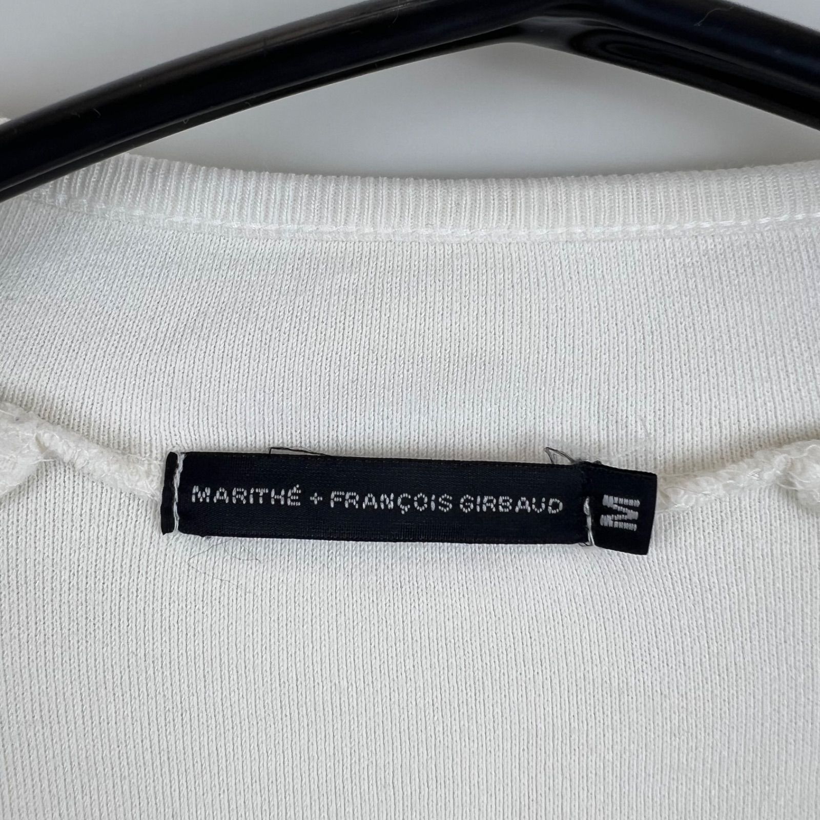 MARITHE FRANCOIS GIRBAUD 00s y2k archive WHITE zip jacket M マリテ