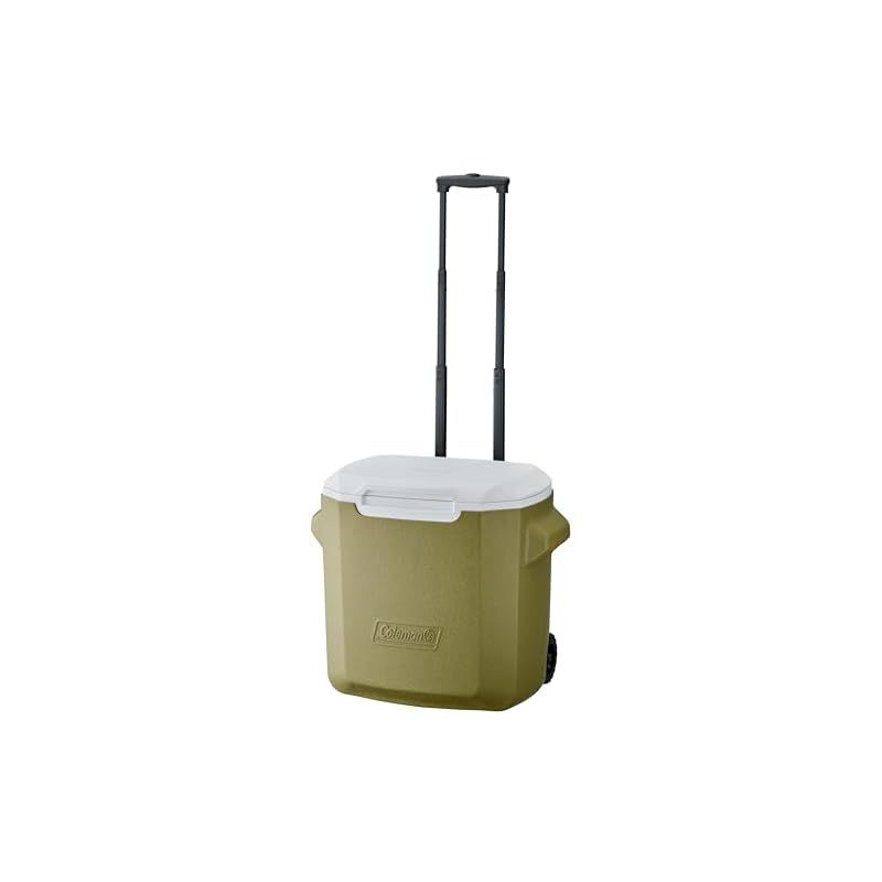 Coleman コールマン ホイールクーラー|28QT オリーブ 26L 保冷力約2日 キャリー キャンプ アウトドア 釣り お花見 部活 強力保冷 頑丈 暑さ対策