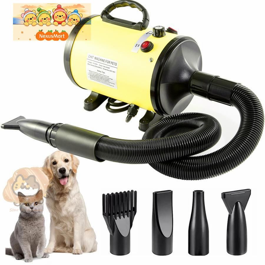ペットドライヤー 2800W 犬用ドライヤー 100V ペットブロワ 大