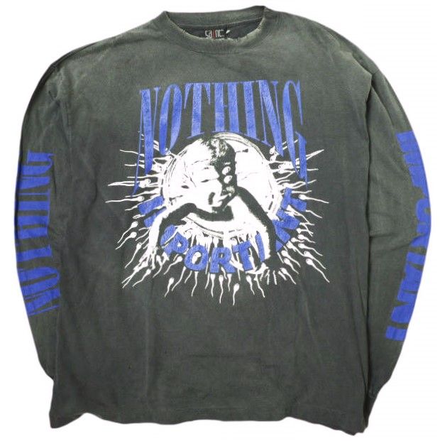 SAINT MICHAEL セントマイケル 24AW 日本製 KK_LS TEE / NOTHING