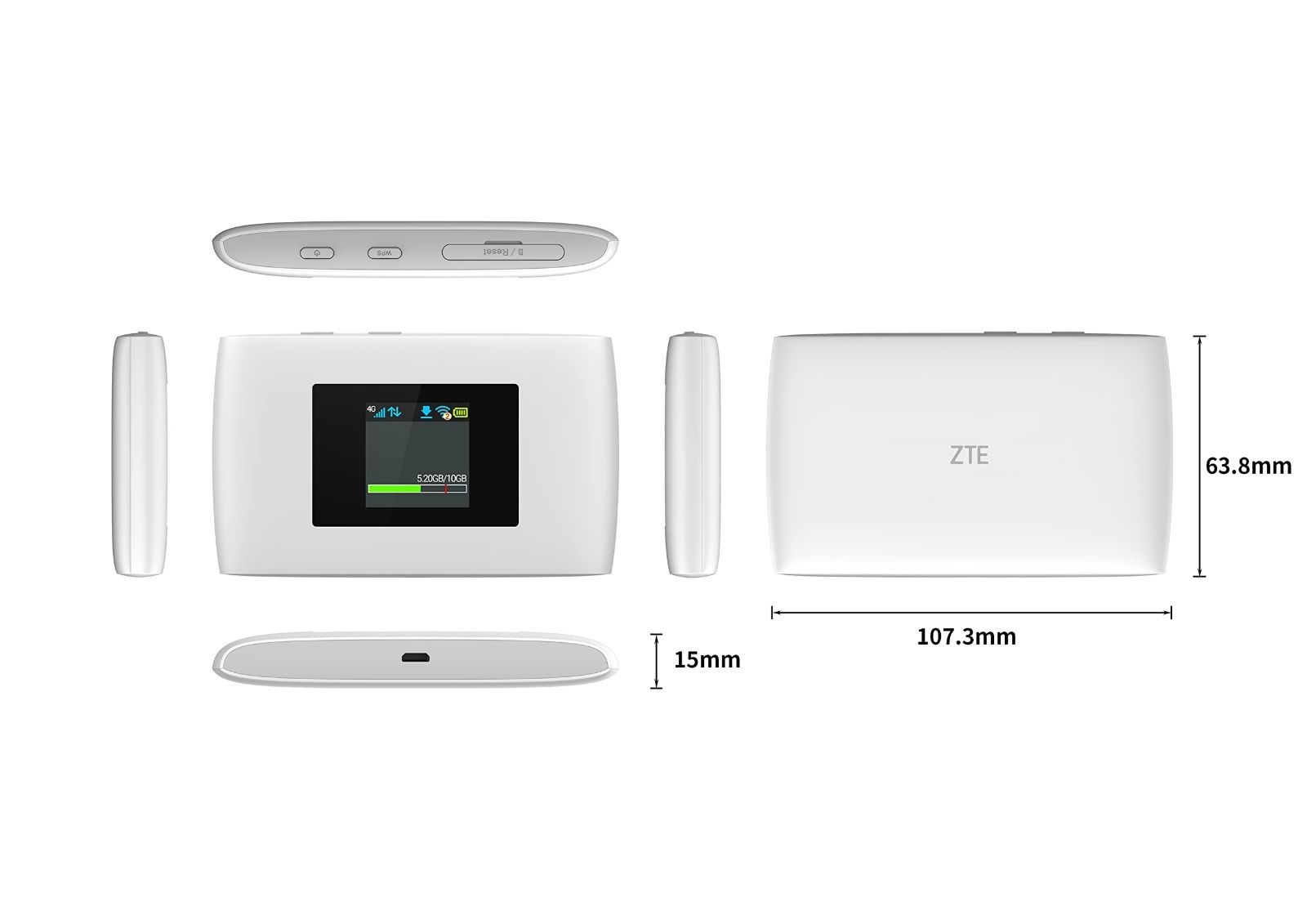 特価商品】Wi-Fi Cute ポケット wifi ZTE 割引 モバイルルーター【薄型