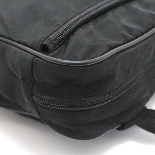 美品 PRADA プラダ 三角ロゴ ナイロン リュック バックパック ブラック プラダ バックパック 2WAYバッグ 黒 ナイロン 三角ロゴ 61746