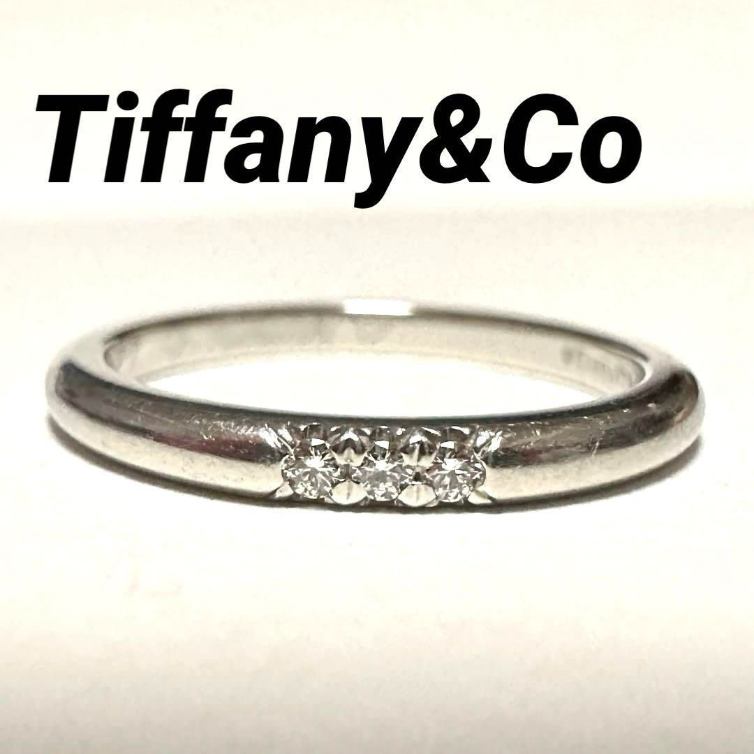 ティファニー Tiffany-Co 指輪 リング ウェディングバンド PT950