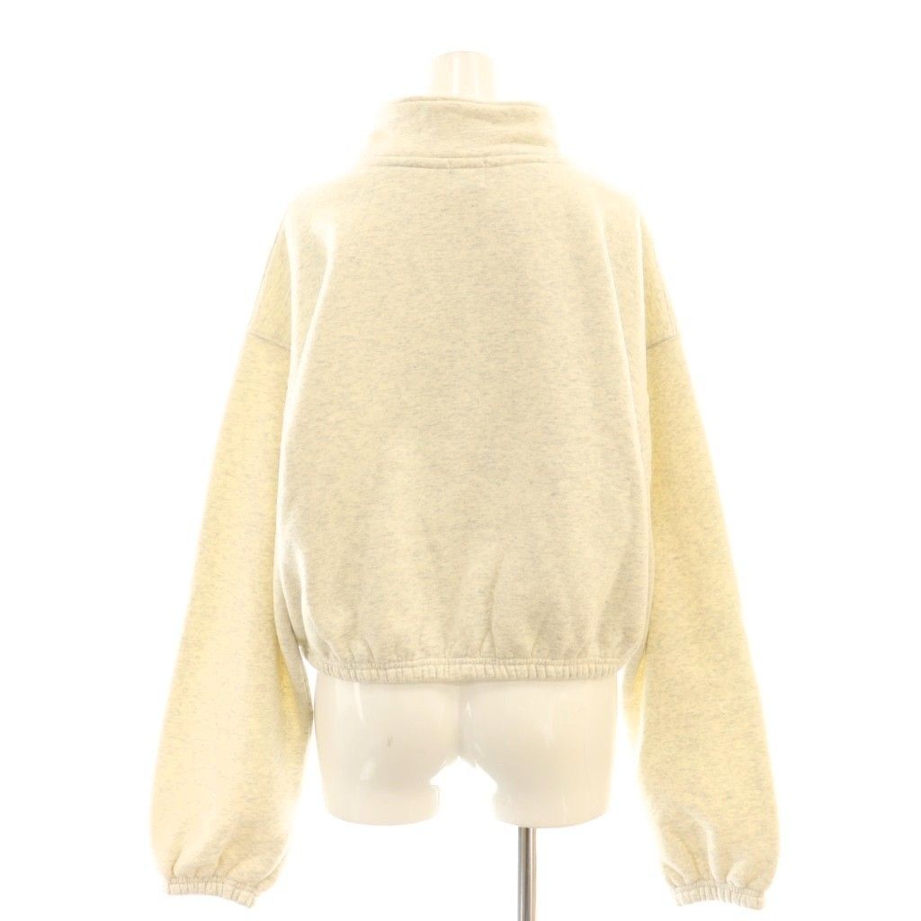 シールームリン SeaRoomlynn Volume Sweat ハーフZipトップス トレーナー 裏起毛 F グレー |AT OS