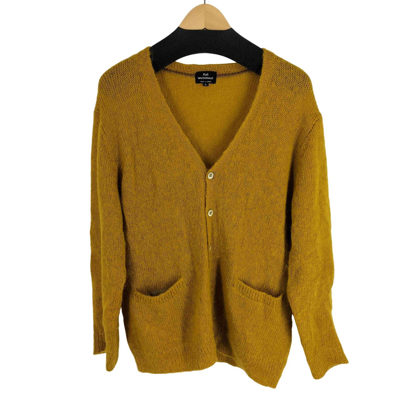 ユーズドフルギ USED古着 KEI MACDONALD 日本製 モヘア シャギー