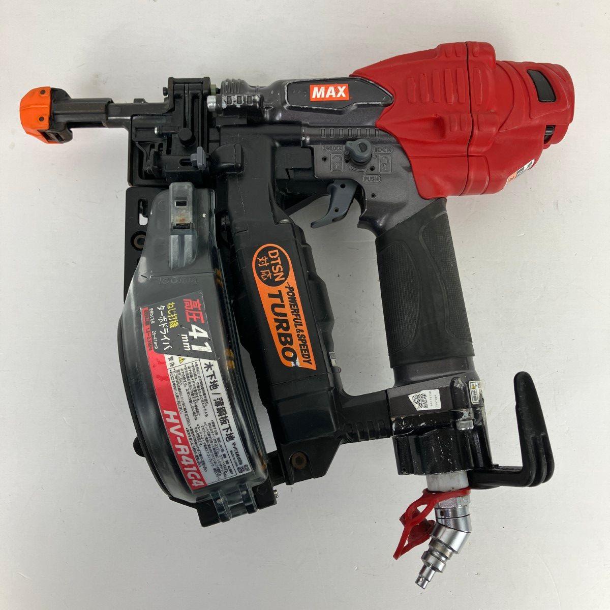 ЗЗMAX マックス 41mm 高圧 ねじ打ち機 ケース付 HV-R41G4-G レッド