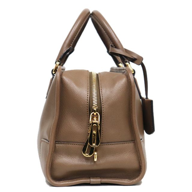 ロエベ アマソナ28 ハンドバッグ　ゴールド LOEWE ロエベ アマソナ28 ハンドバッグ レザー ベージュ