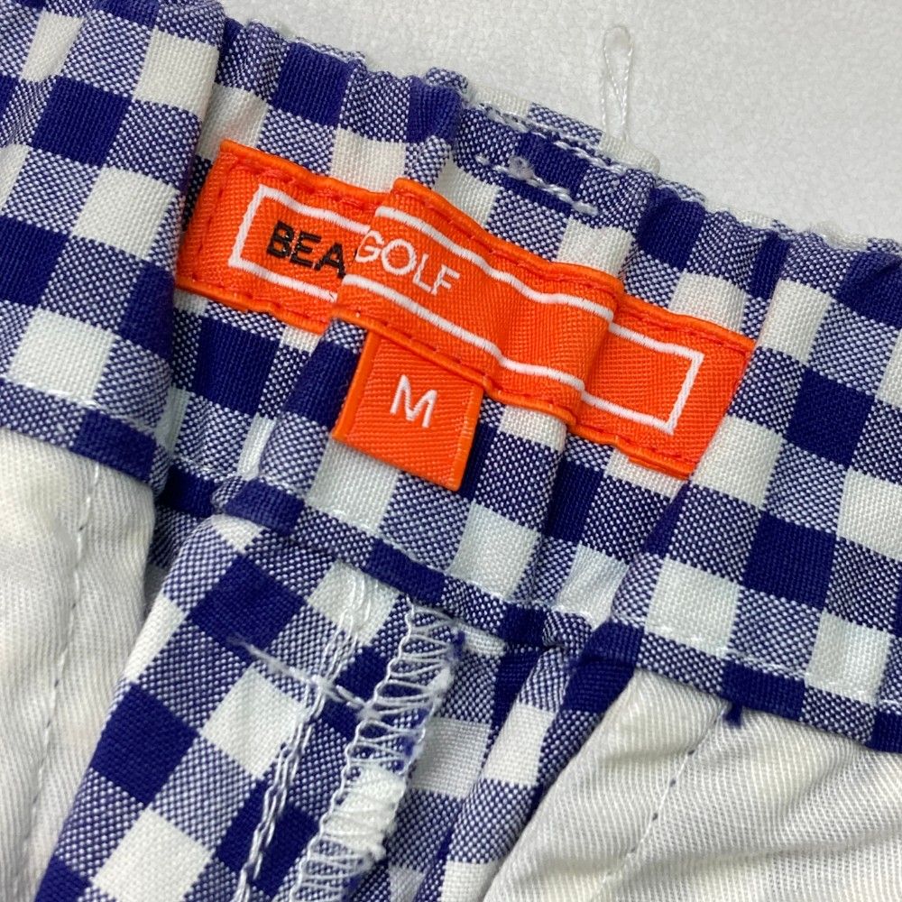 サイズ：M BEAMS GOLF ビームスゴルフ ストレッチパンツ チェック柄