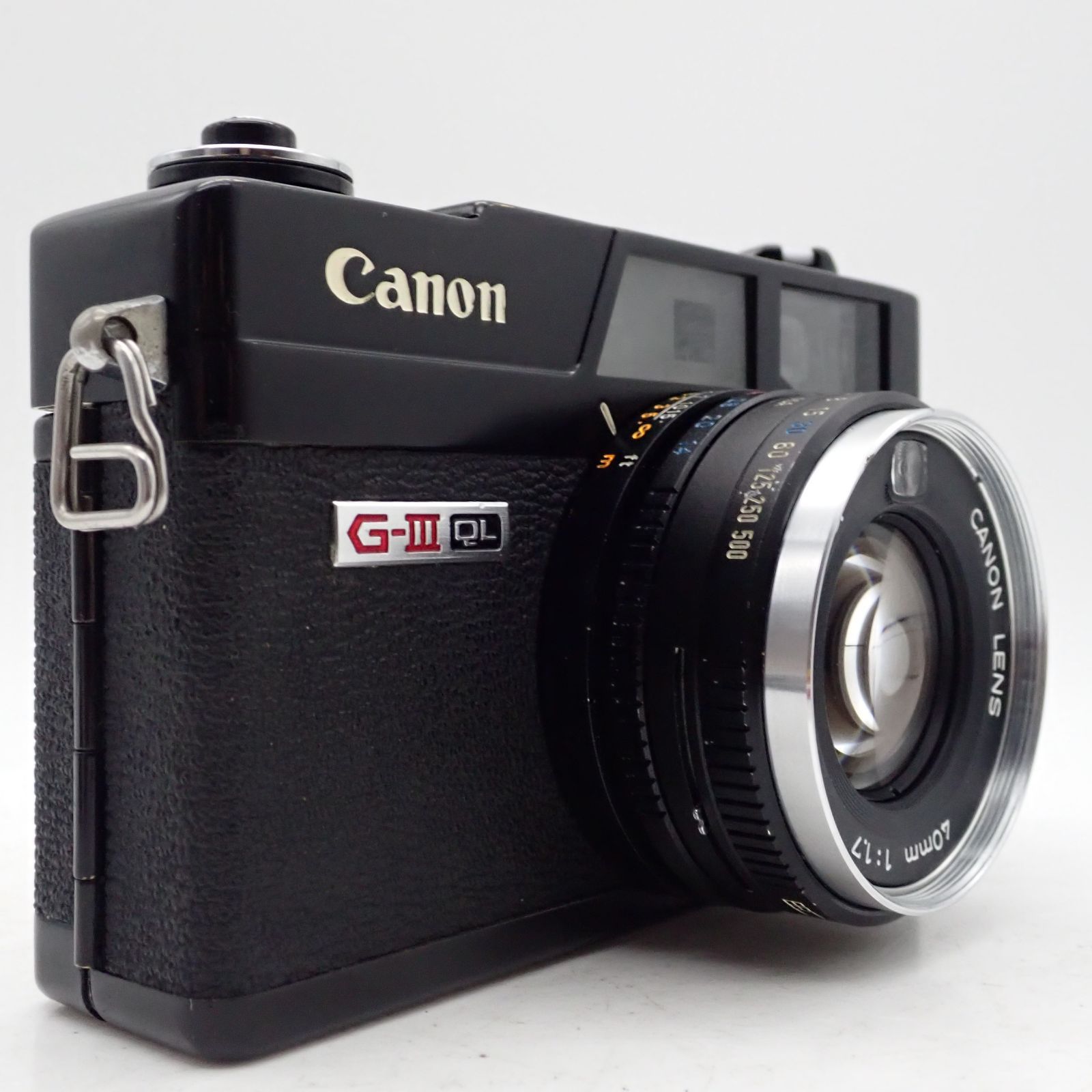 フィルムカメラ CANON Canonet QL17 G-III G3 40mm f1.7 美品 Canon Canonet QL17 G-Ⅲ G3 ブラックペイント 40mm f1.7