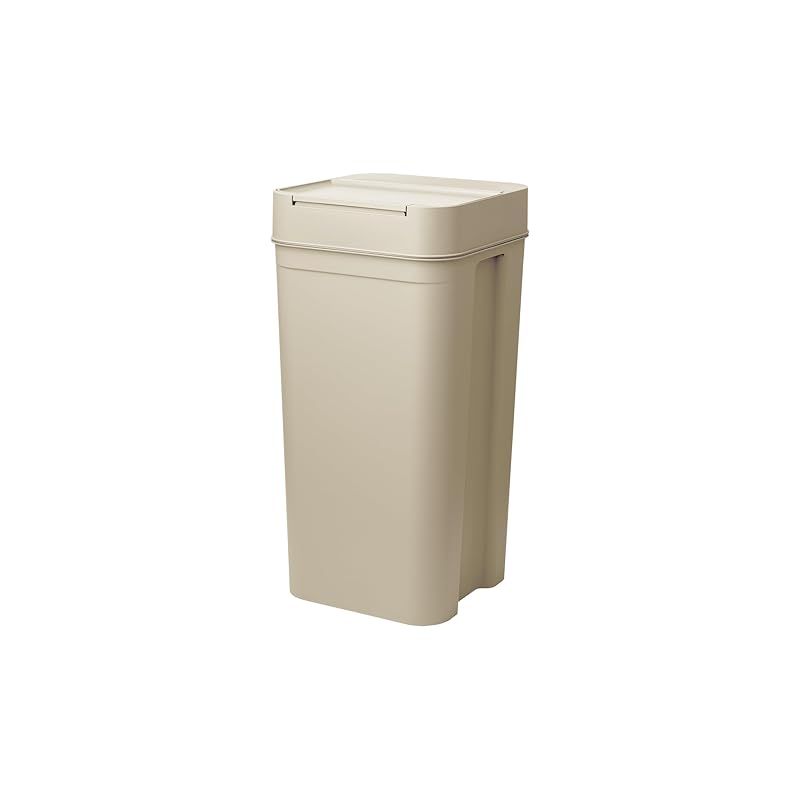 ライクイット like-it 密閉ゴミ箱 ふた付き ニオイが漏れない キッチン 分別 袋が見えない 大容量 45L 日本製 シールズ 密閉ダストボックス ベージュ LBD-03