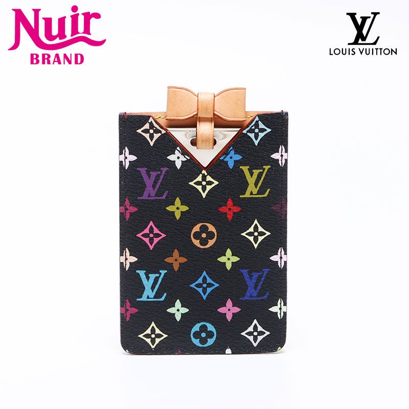 LOUIS VUITTON ルイ ヴィトン ミラー モノグラムマルチカラーエテュイミロワール ノワール