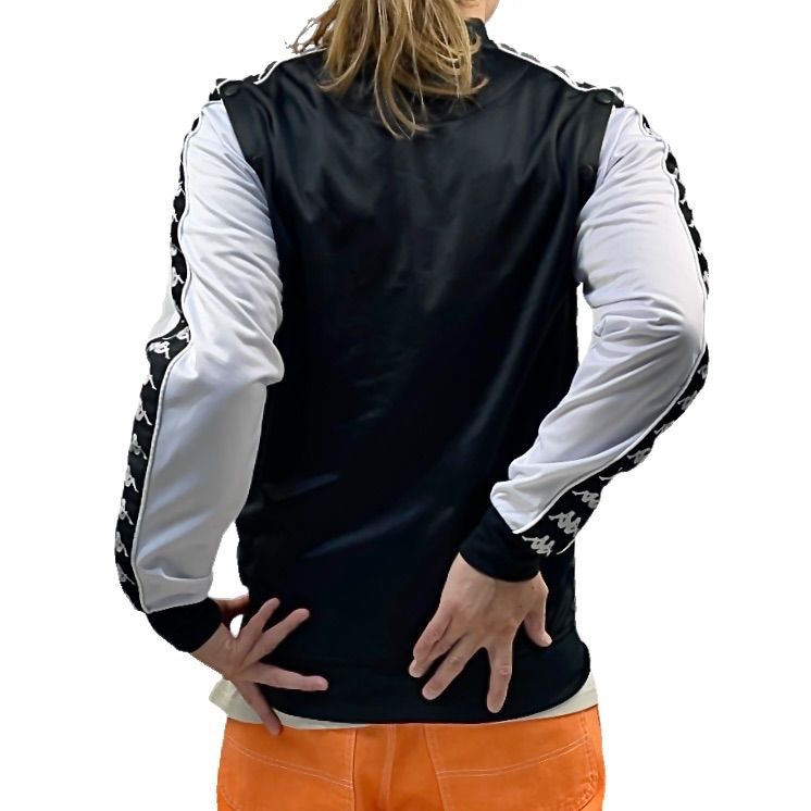 新品 カッパ コントロール Kappa KONTROLL 逆バンダ BANDA 袖 テープ ライン スリーブ サーマル ワッフル ニット ロンT イタリア スポーツ 新品 カッパ コントロール Kappa KONTROLL 逆バンダ BANDA 袖