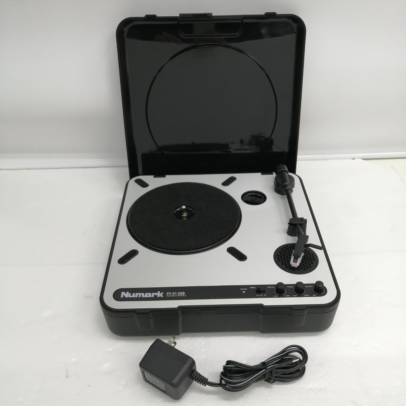 Numark PT-01 ポータブルレコードプレーヤー 動作確認済み 製品情報：PT-01USB：Numark