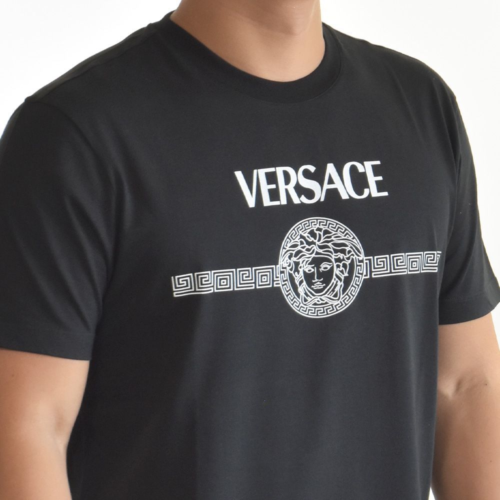 ヴェルサーチ Tシャツ メンズ 半袖 ブランド ロゴ メデューサ