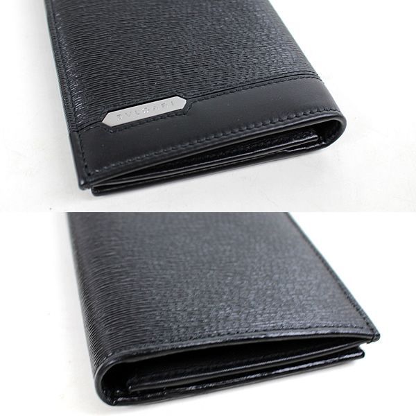 ブルガリ 長札入れ 財布 ブラック 新品同様 美品 黒 BVLGARI r330  