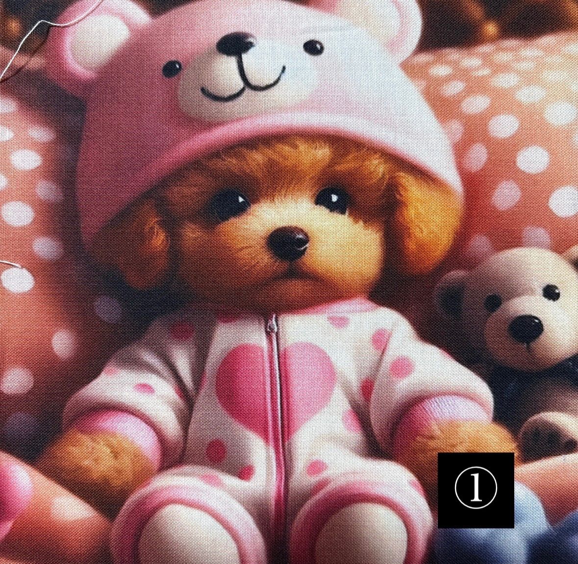 ハンドメイド オーダー パネル トートバッグ ポーチ ハンカチ ワンチャン