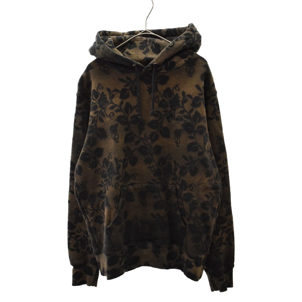 SUPREME (シュプリーム) 17SS Bleached Lace Hooded Sweatshirt ブリーチドレースフーデッドスウェットシャツ  ブラウン パーカー