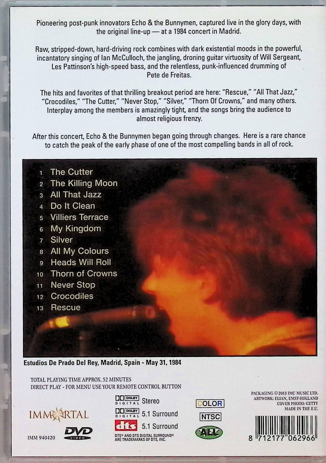Live in Madrid 1984 (海外版DVD) Live in Madrid 1984 (海外版DVD)