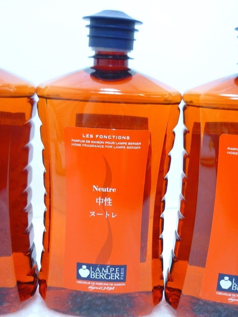 新品 ランプベルジェ アロマオイル 4本セット ヌートレ 中性 1000mL