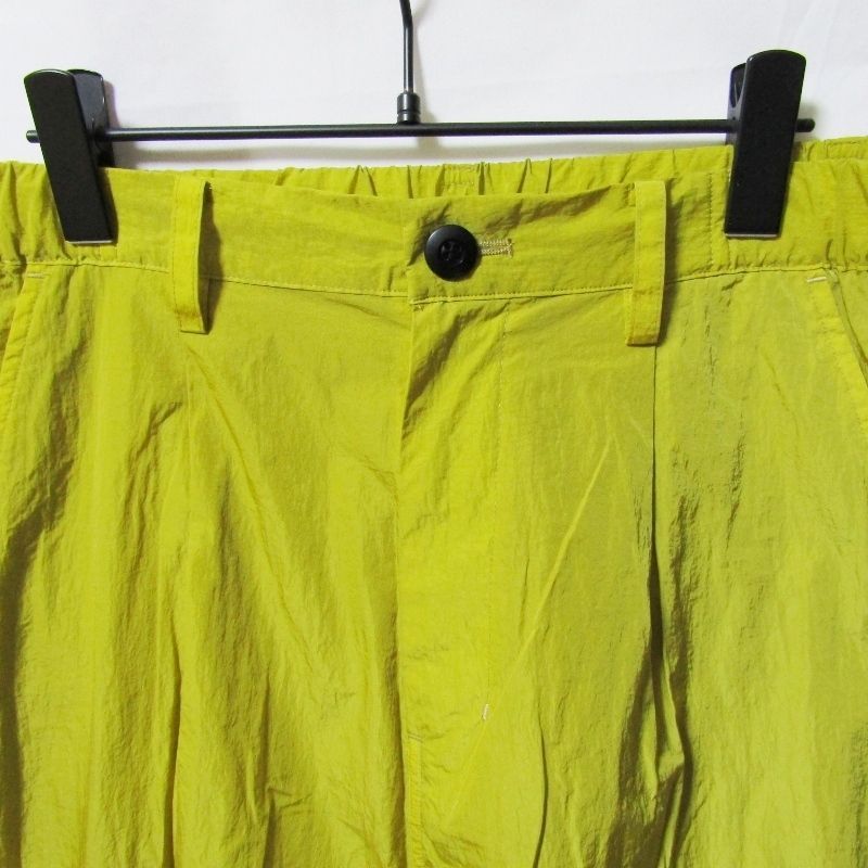  prasthana パラシュートオーバーパンツ parachute over trousers OD P-2003002 イージーパンツ MUSTARD M その他 パンツ