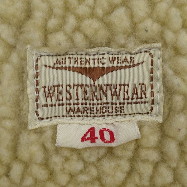 WAREHOUSE / ウエアハウス ◇レザーランチジャケット/レザージャケット  