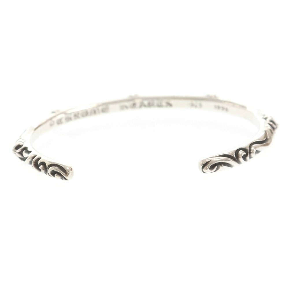 【CHROME HEARTS】 シルバーブレスレット バングル SBTバンド クロムハーツSBTバングル|クロムハーツ通販専門店ブラック