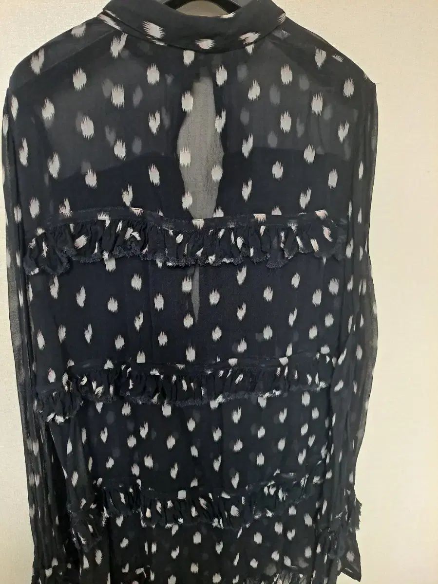  ALLSAINTS オールセインツ フリル ブラウス S 長袖 シャツ ブラウス