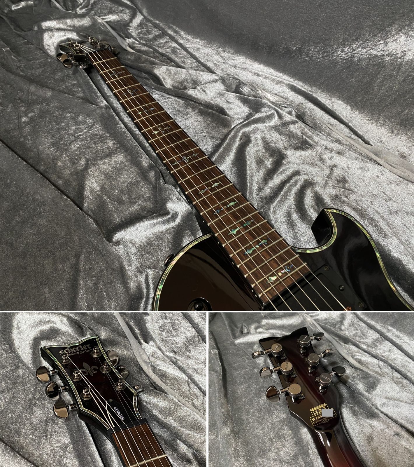 Schecter AD-SOLO-6-HR EMG搭載 コイルタップ付き 美品 Schecter AD-SOLO-6-HR EMGピックアップ搭載 コイルタップ付きの