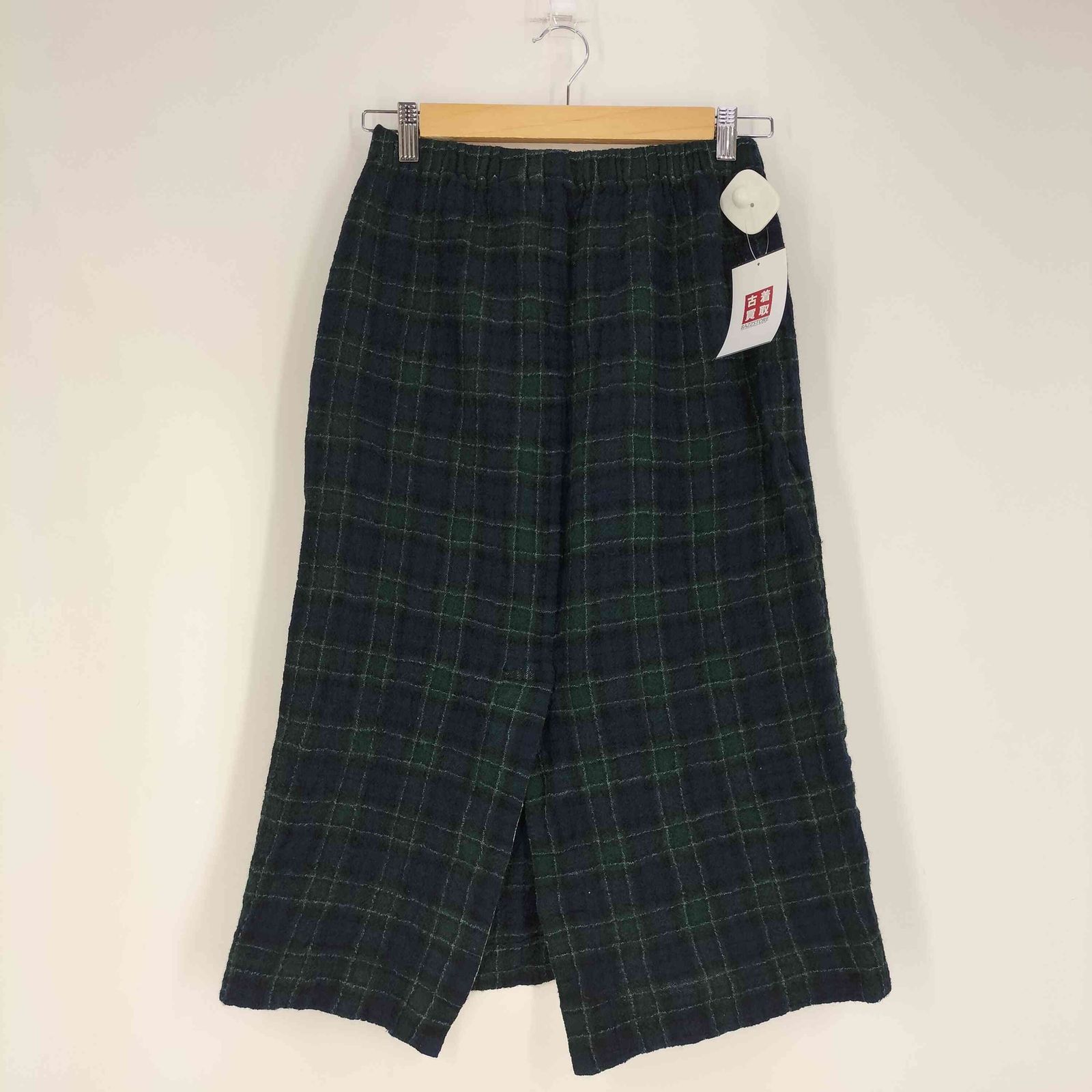 【美品】トリコ コムデギャルソン 98AW チェック ウール 巻きスカート 美品】トリコ コムデギャルソン 98AW チェック ウール 巻き