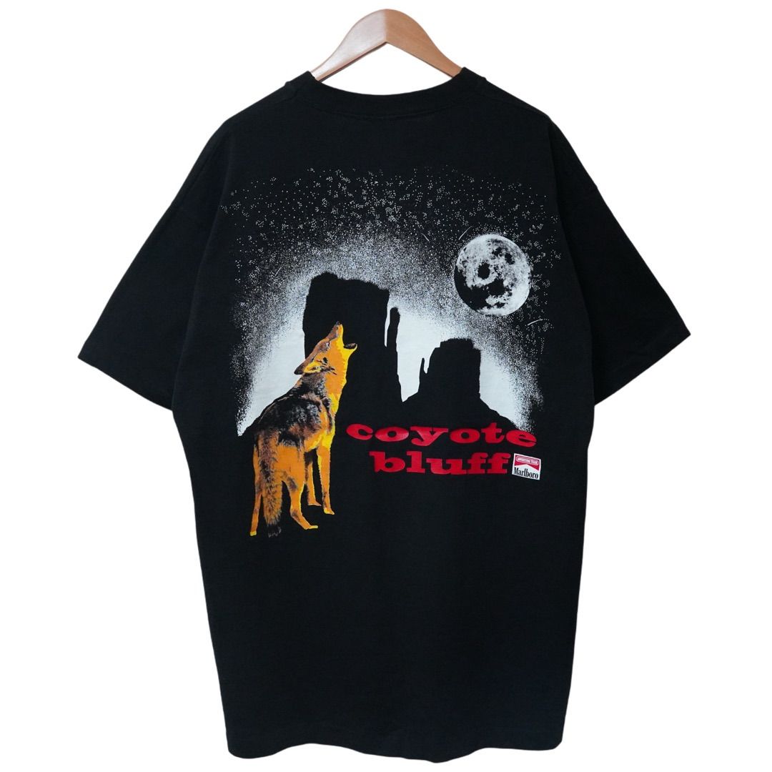 Marlboro Unlimited オオカミ Tシャツ Faded VTG 90s Marlboro