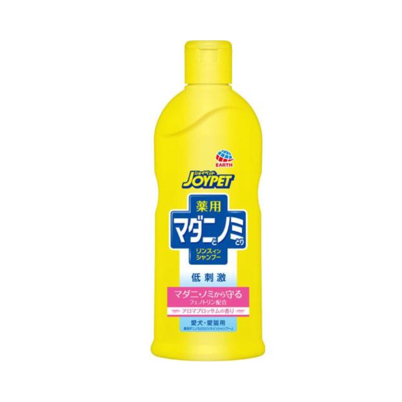 送料無料 アース ペット JOYPET 薬用 マダニとノミとり リンスインシャンプー アロマブロッサムの香り 330ml×24本セット アースペット 犬 猫 シャンプー リンス トリートメント マダニ ノミ 薬用 ノミ取り 業務用 多頭飼い まとめ買い
