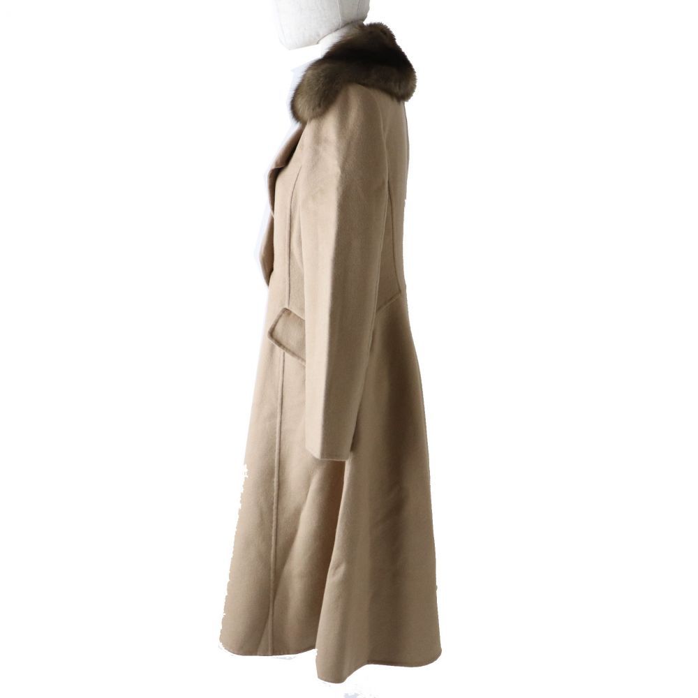 フォクシー 37277 Honey Ruffle カシミア ロングコート フォクシー 37277 Honey Ruffle カシミア ロングコート