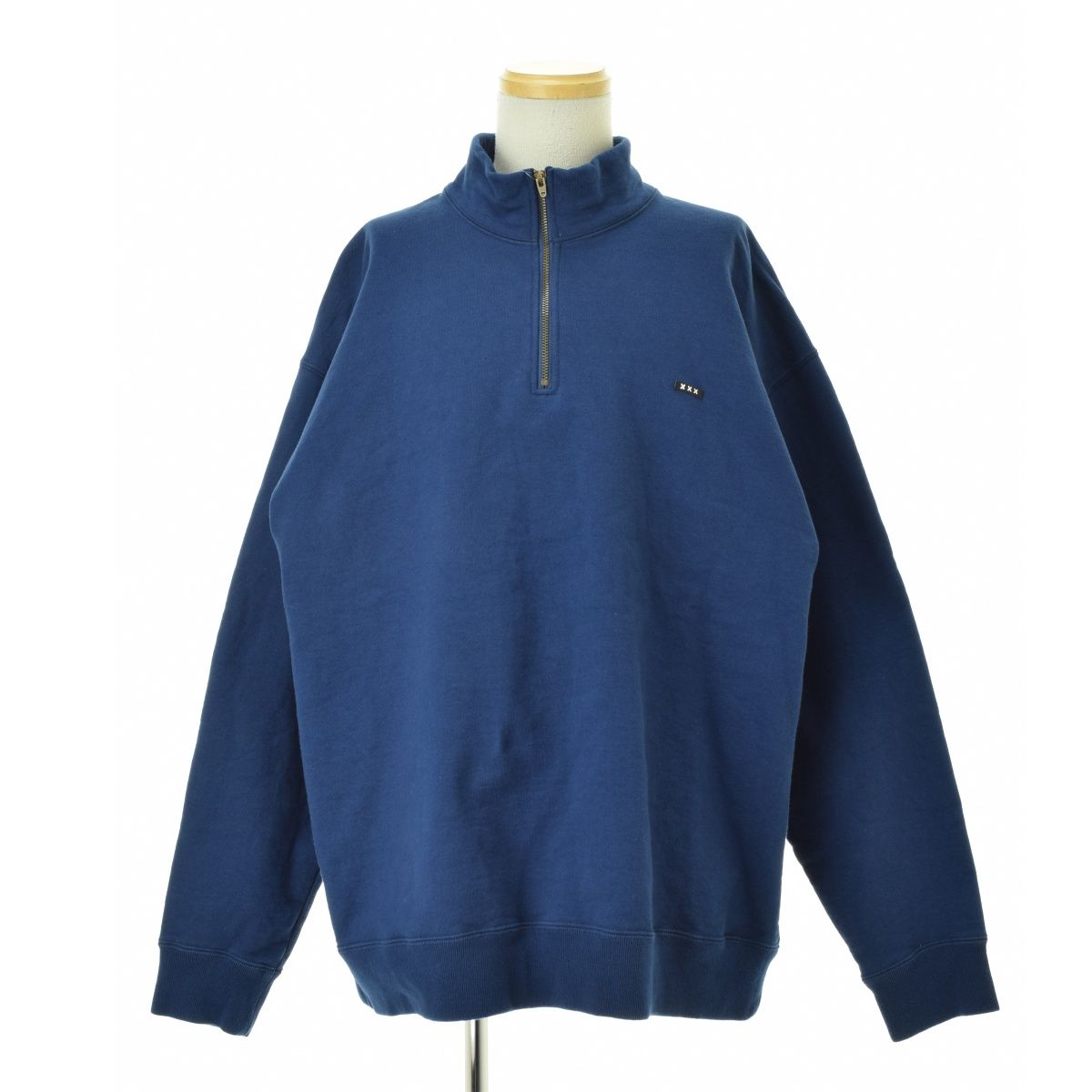 【GODSELECTIONXXX】GX-A25-CN-01 HALF ZIP SWEAT SHIRT長袖スウェット