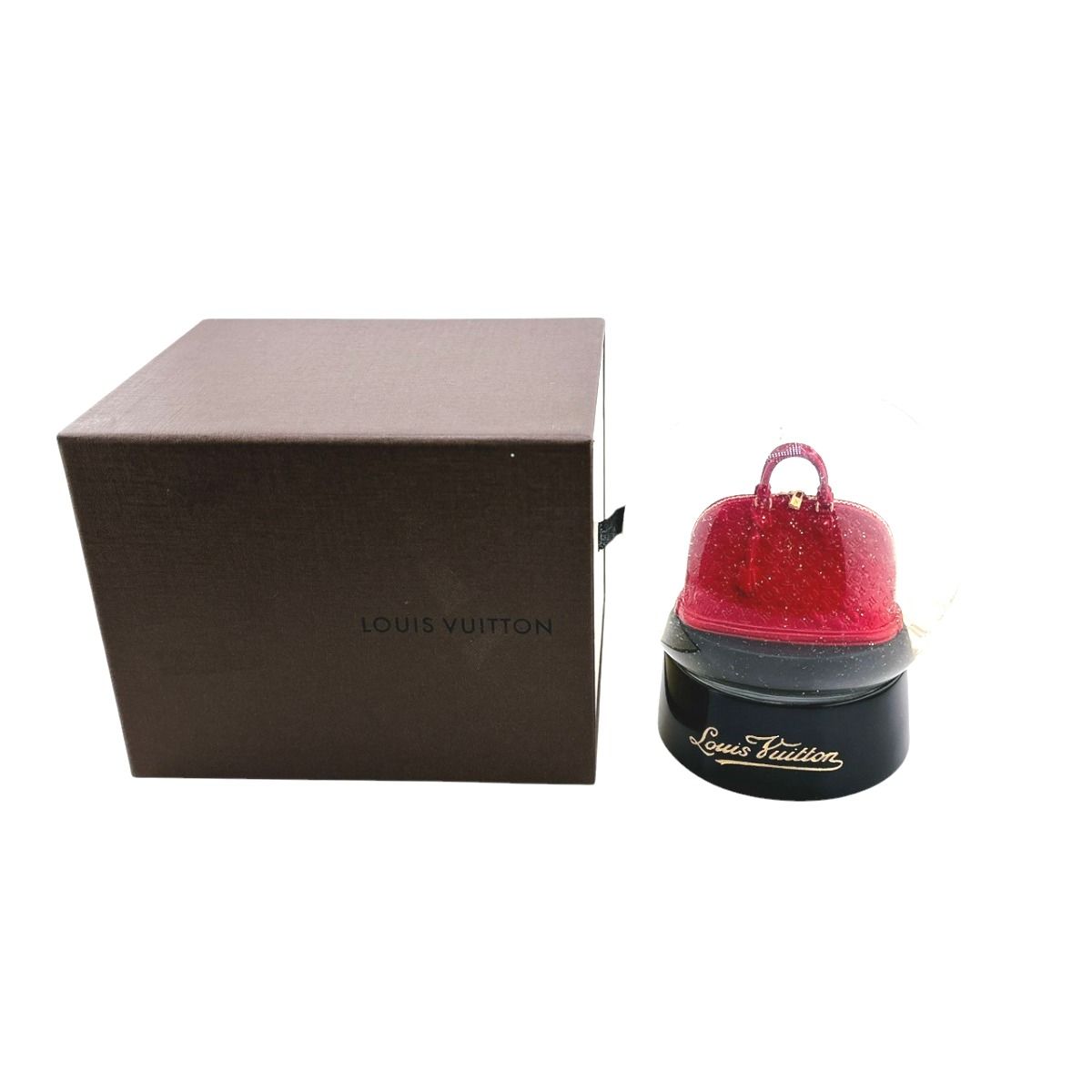 Louis Vuitton スノードーム ミニチュアキャビネット 極美品 LOUIS VUITTON ヴィトン ミニチュアバッグ スノードーム